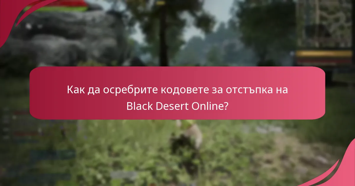 Как да осребрите кодовете за отстъпка на Black Desert Online?